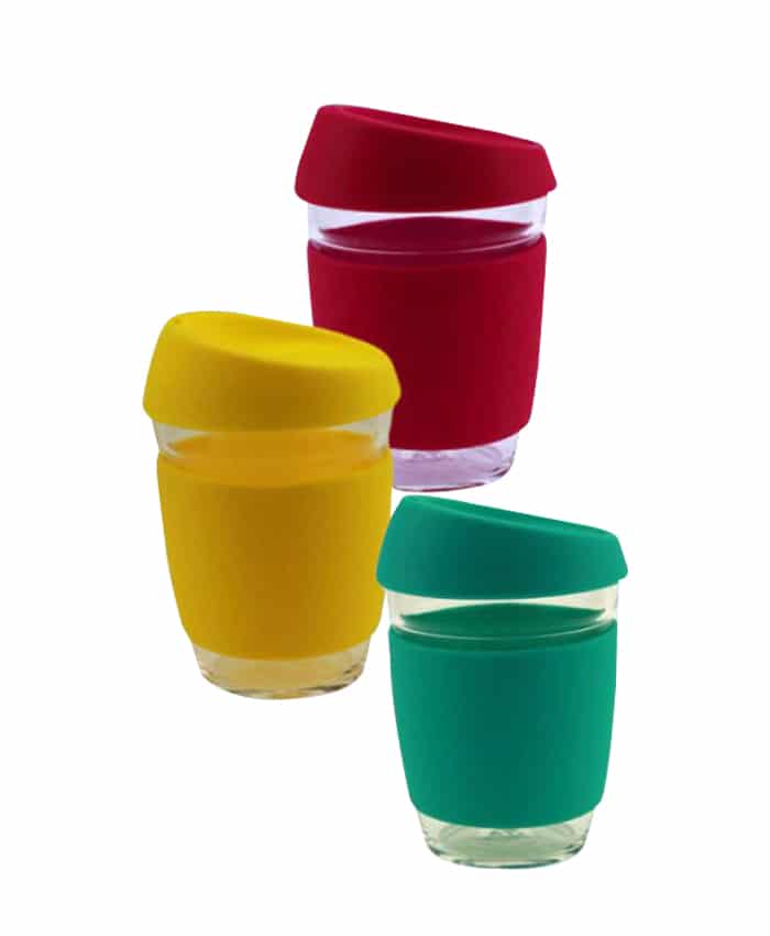 GLASS BPA FREE REUSABLE COFFEE MUG