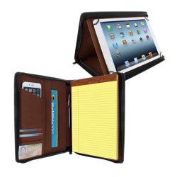 A4 PU PORTFOLIO WITH TABLET STAND