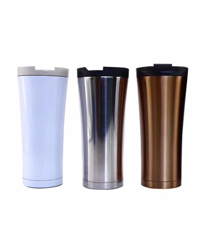 STAINLESS STEEL COFFEE MUG WITH LID