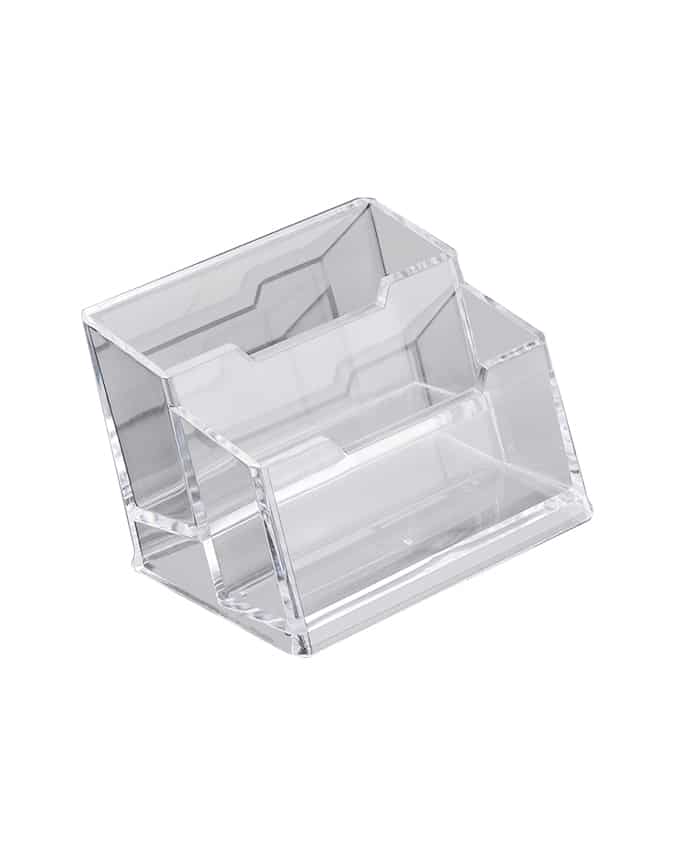 GLASS NAME CARD HOLDER