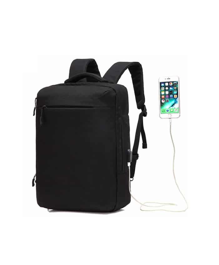 LAPTOP BACKPACK WITH DETACHABLE STRAPS