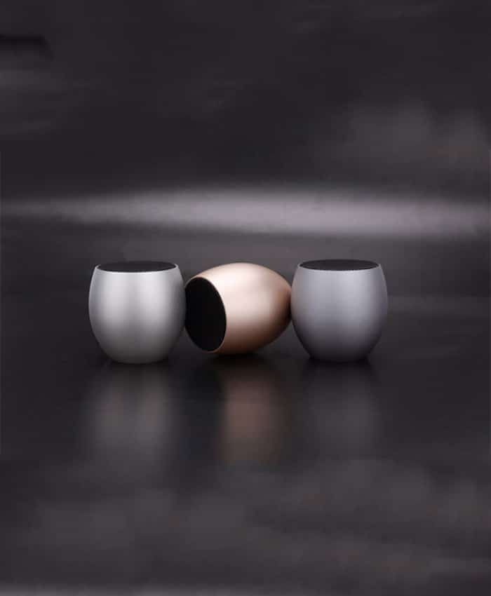 Aluminum Alloy Mini Bluetooth Speaker -Egg Shape