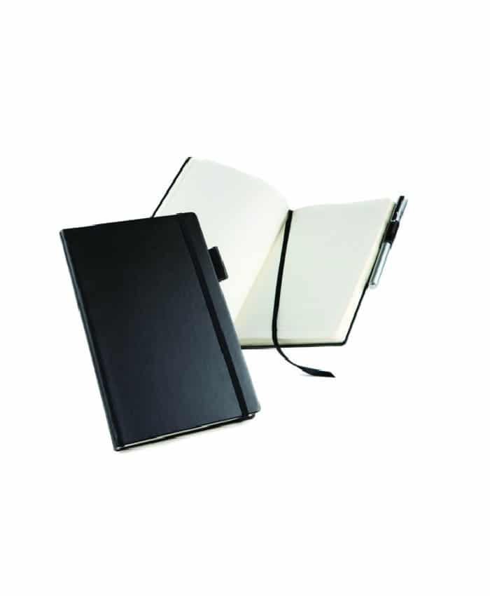 PU LEATHER NOTEBOOK WITH POCKET