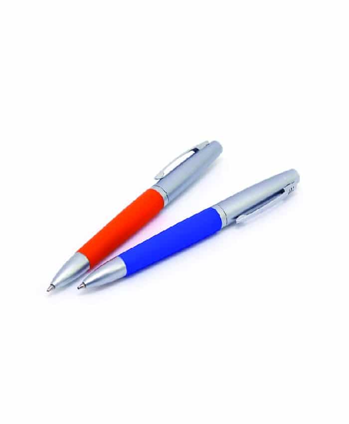 METAL PEN WITH RUBBER GRIP