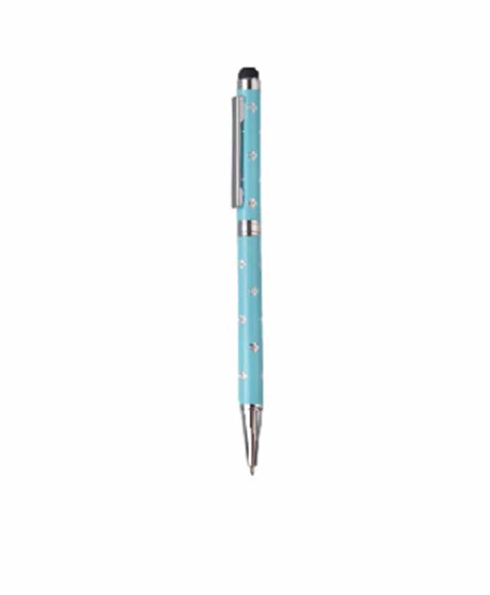 FASHION LIGHT BLUE METALLIC PEN