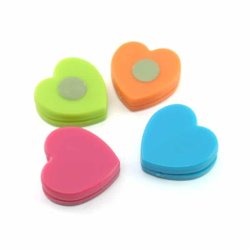 4PCS HEART CLIPS IN PS BOX