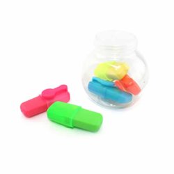 5PCS MINI HIGHLIGHTER IN PP BOTTLE