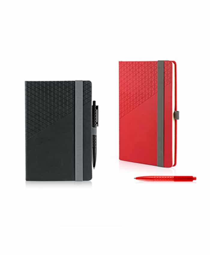 A5 SIZE PU NOTEBOOK WITH PEN SET