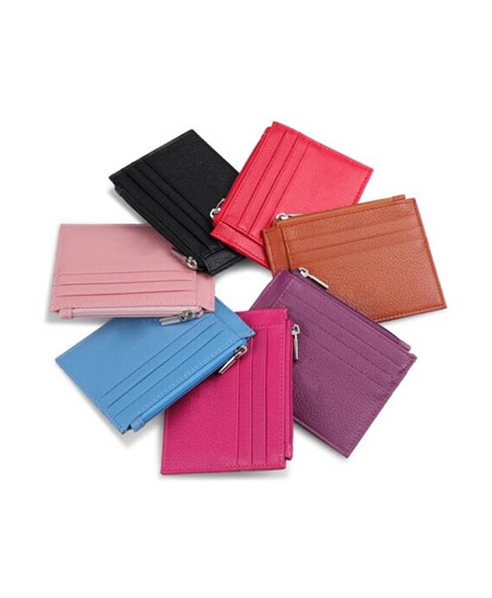 RFID ANTI-THEFT LEATHER CARD HOLDER WALLET