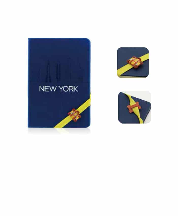 A5 Elastic Notebook with PVC Buckle