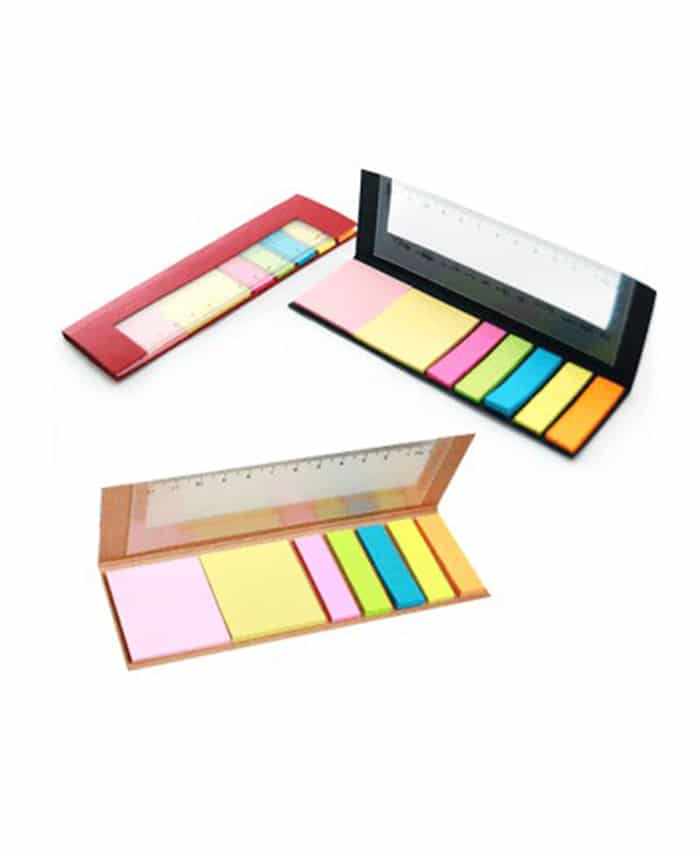 ECO FRIENDLY POST IT PAD WITH RULER