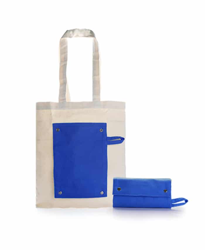 FOLDABLE 12OZ CANVAS TOTE BAG