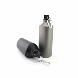 BPA-FREE ALUMINUM TWIST BOTTLE WITH CARABINER 600ML