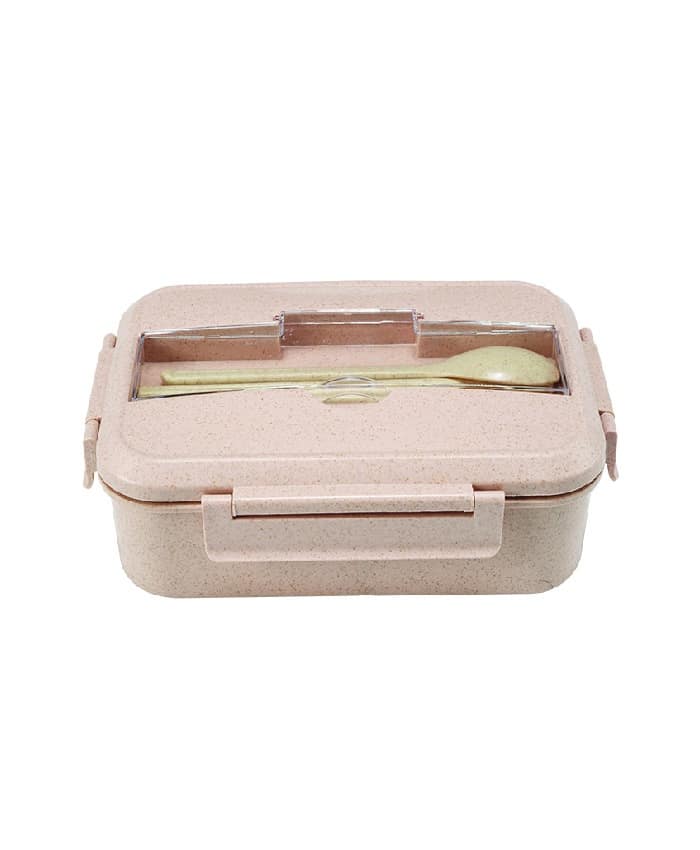 Wheat Fiber Lunch Box With Cutlery Set - Happybird