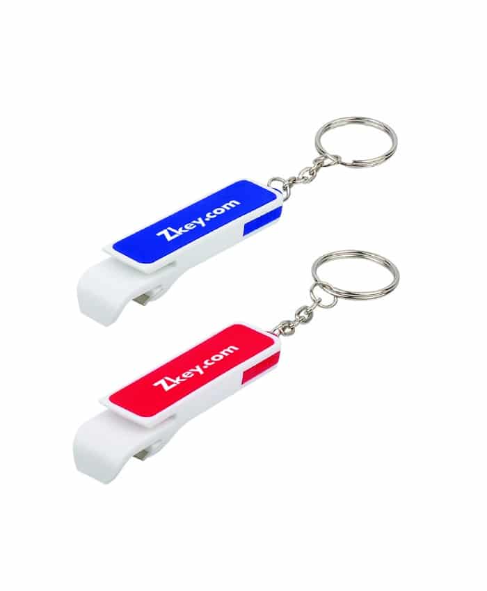 KEYCHAIN WITH PHONE HOLDER & OPENER