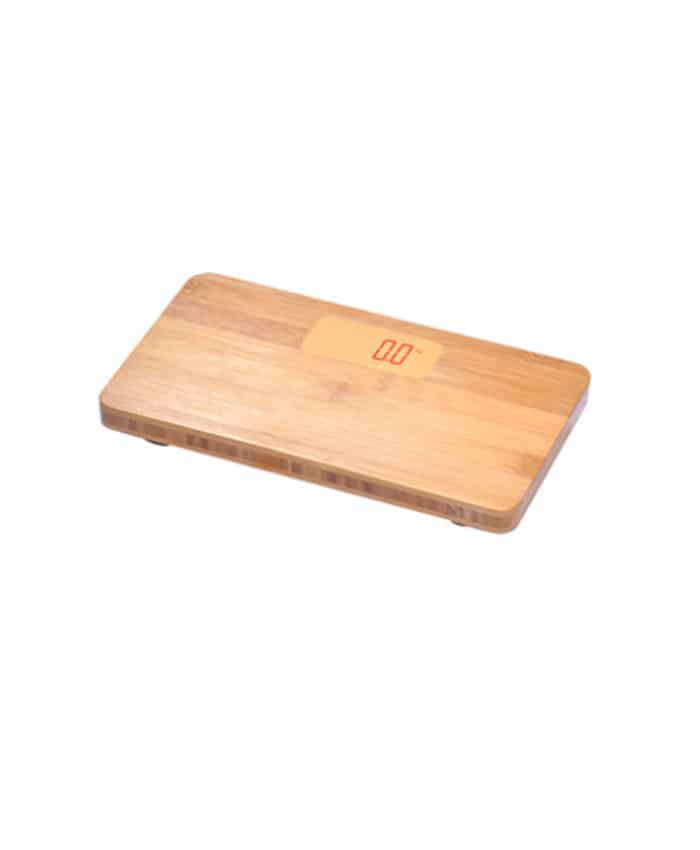 WOODEN BATHROOM SCALE