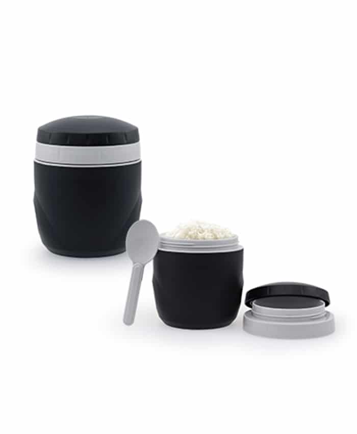 PP FOOD JAR WITH COLLAPSIBLE SPOON