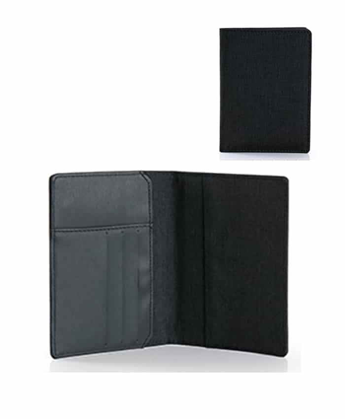 PU AND SNOW CANVAS PASSPORT HOLDER