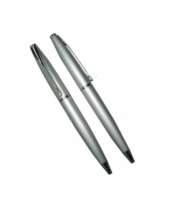 PREMIUM MATT SILVER METAL BALL PEN