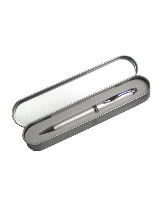 SILVER METAL PEN GIFT BOX