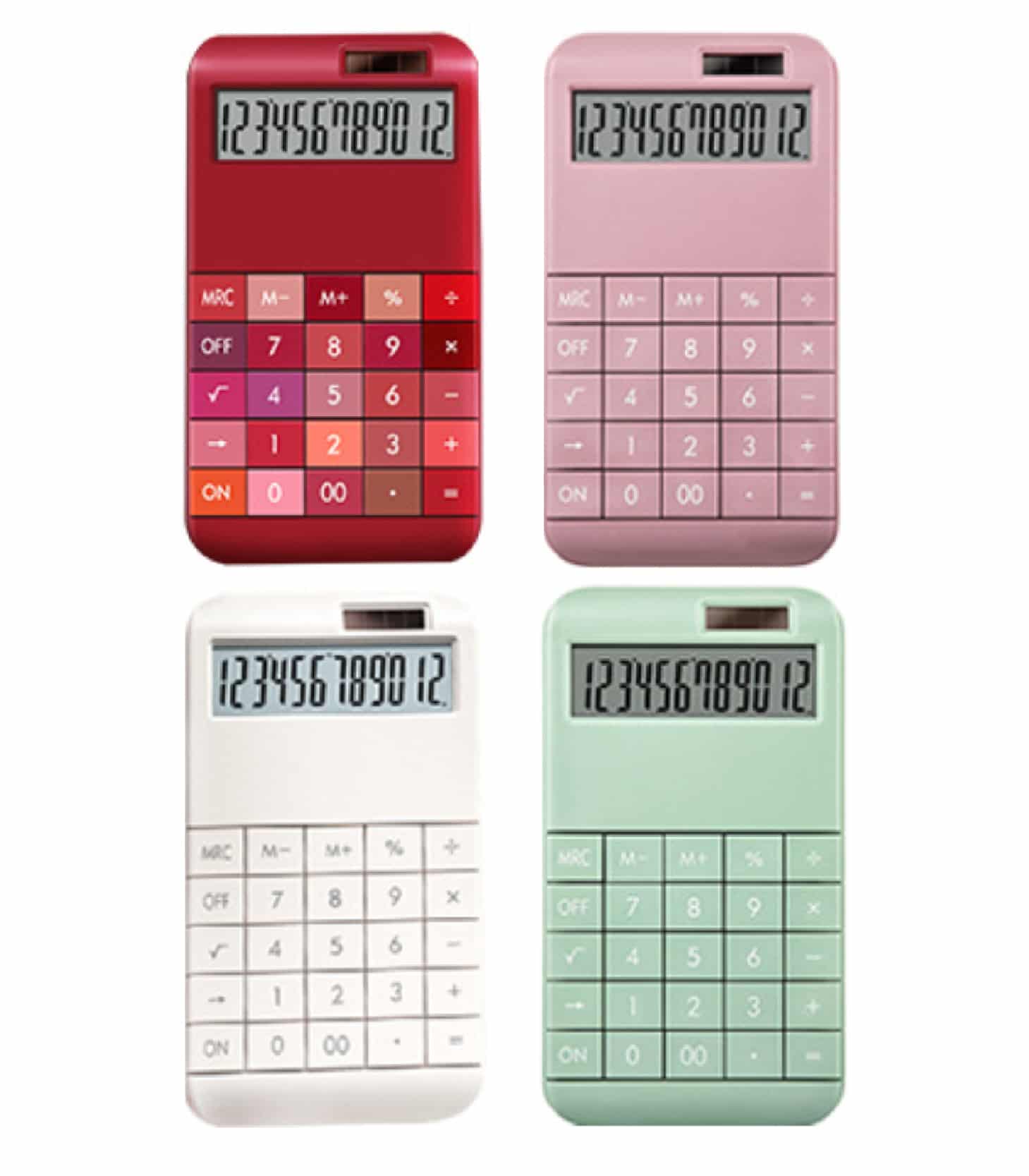 Solar Energy & Battery Operated Portable Calculator