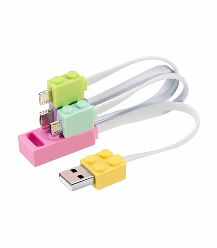 Unique Building Block Multi Charging Cable