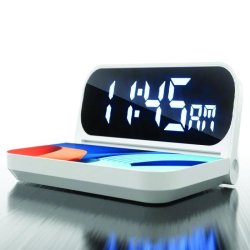 15W Wireless Charger With Clock Alarm