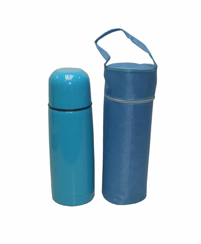 VACUUM FLASK WITH PU POUCH