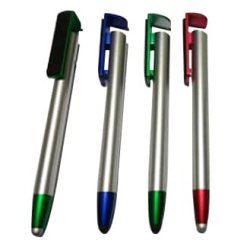 3 IN 1 TRENDY FUNCTIONAL PLASTIC BALL PEN