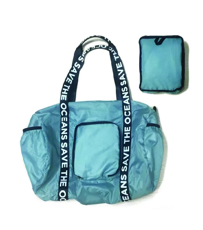 RPET Recycled Foldable Travel Duffle Bag