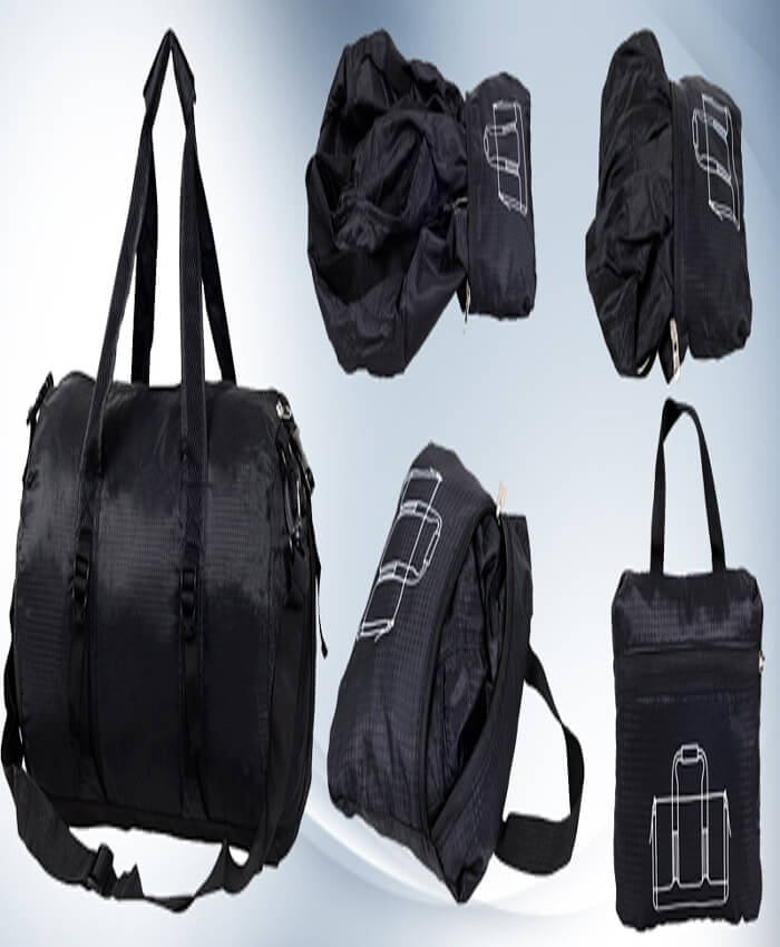 LIGHTWEIGHT FOLDABLE DUFFLE BAG WITH SLING