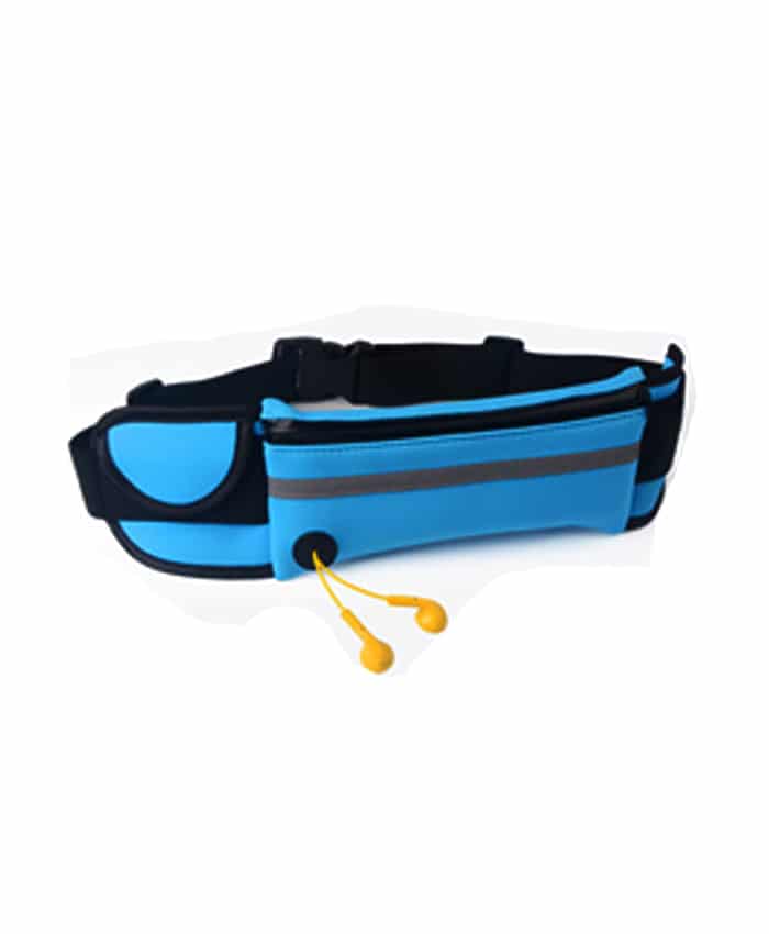 SPORT WAIST POUCH WITH COMPARTMENTS