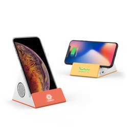 Wireless Charging with Bluetooth Speaker Phone Stand